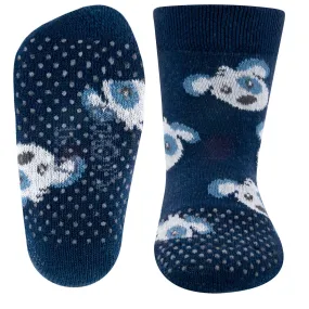 Ewers Navy Puppy Anti Slip Socks  ( 可穿鞋） (09-12m/1-2y)